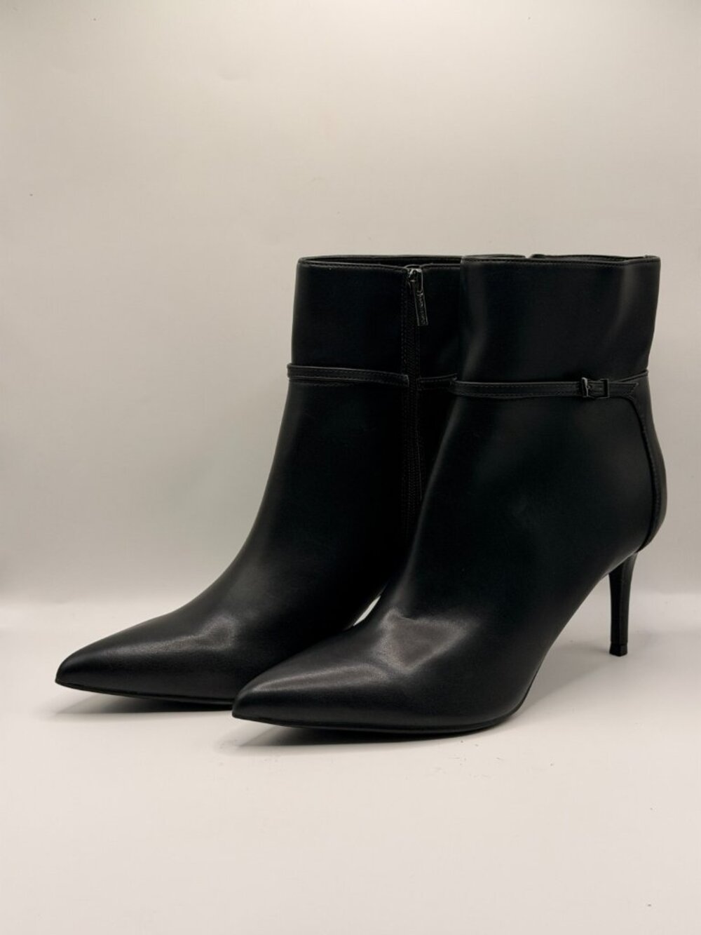 Calvin Klein Women's Vivera Buckle Strap Stiletto Dress Booties Sz 10 M